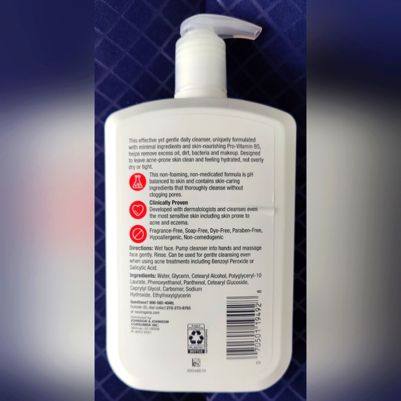 Neutrogena Ultra Gentle Daily Cleanser 16oz - Picture 2 of 2